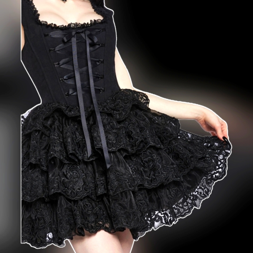 SOLD!- Widow: Coven Memories Mini Dress, Size XS, BNWT Dolls Kill